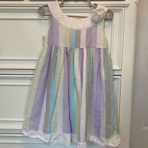 Gymboree Striped Linen Toddler Dress